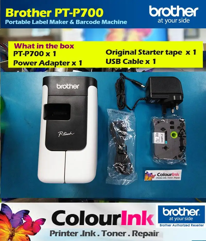 p touch barcode label maker