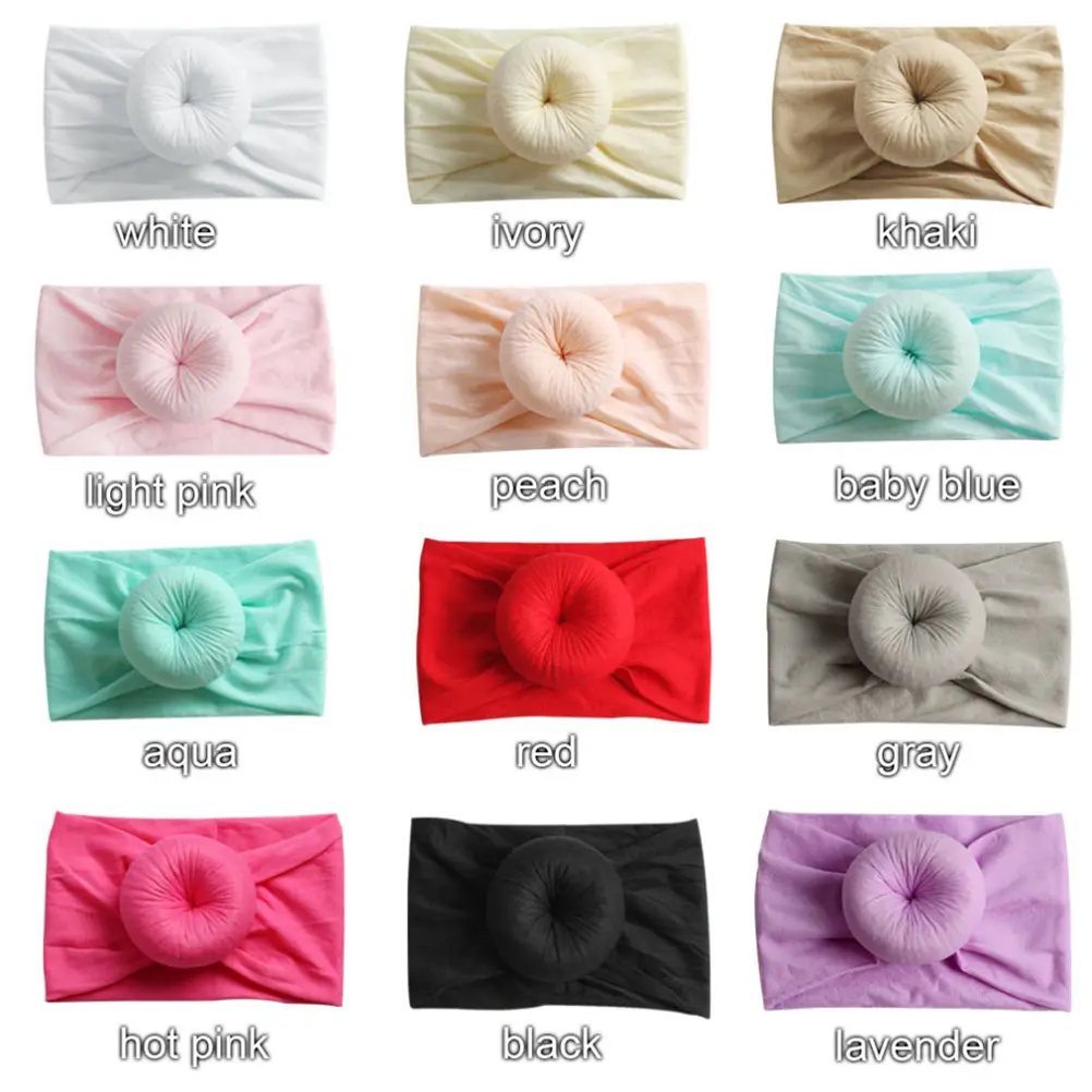 donut baby headband