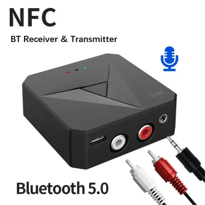 BT200 NFC Bluetooth 5.0 Audio Receiver Wireless Stereo Bluetooth Audio Adapter NFC 3.5mm AUX RCA Music Sound Car Speaker Newest (3)