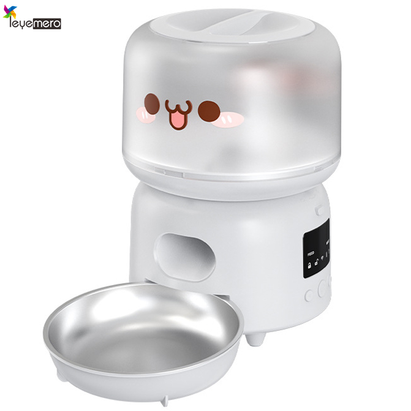 3L Smart Automatic Pet Feeder WIFI Version App Control Timer Portion Feeding Remote Control Cat Dog Feeder ราคา 2,180 บาท*ส่งฟรี