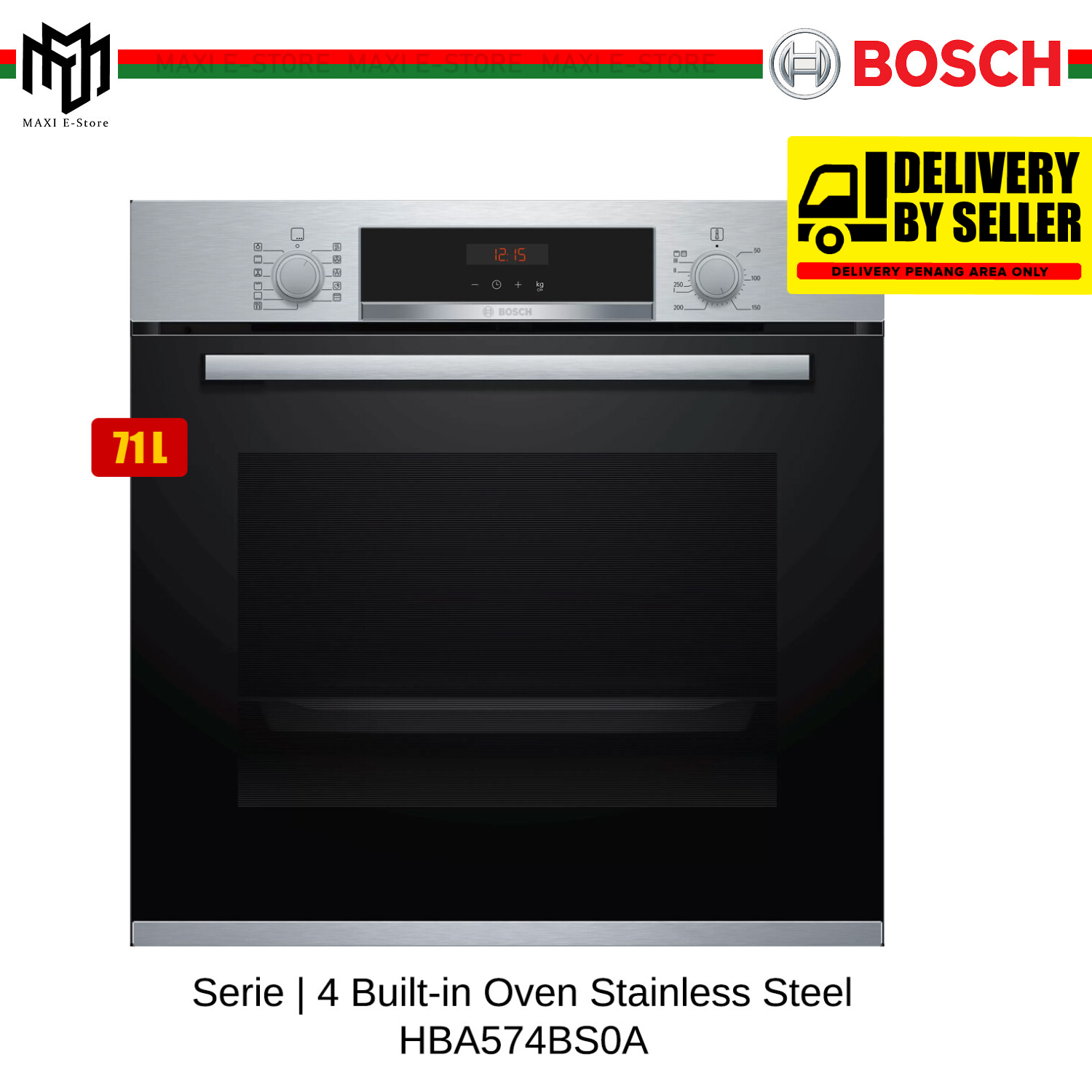 Bosch Serie Builtin Oven 60 X 60 Cm HBJ534ES0Z Rama's atelieryuwa