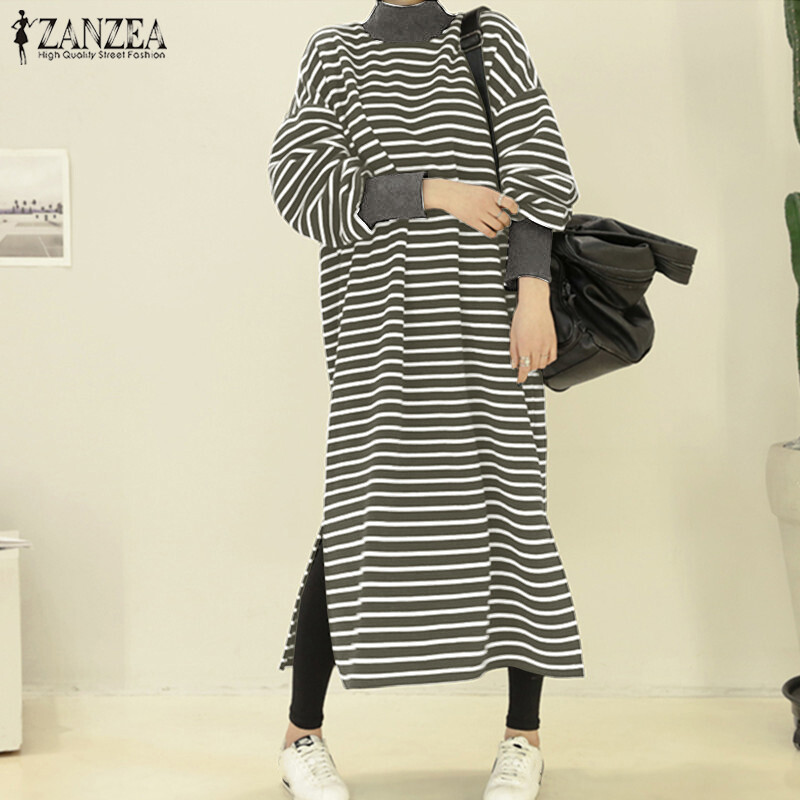 maxi sweatshirt dress