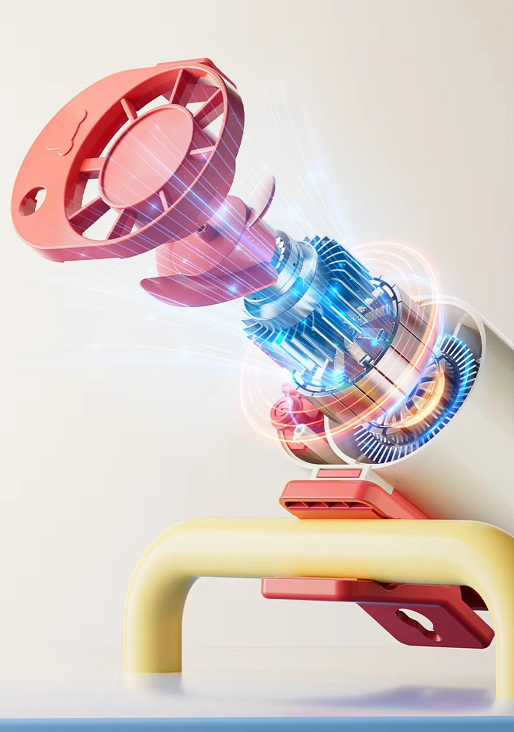 Portable Mini Clip Fan Usb Rechargeable Handheld Cooling Fan_voghion.com