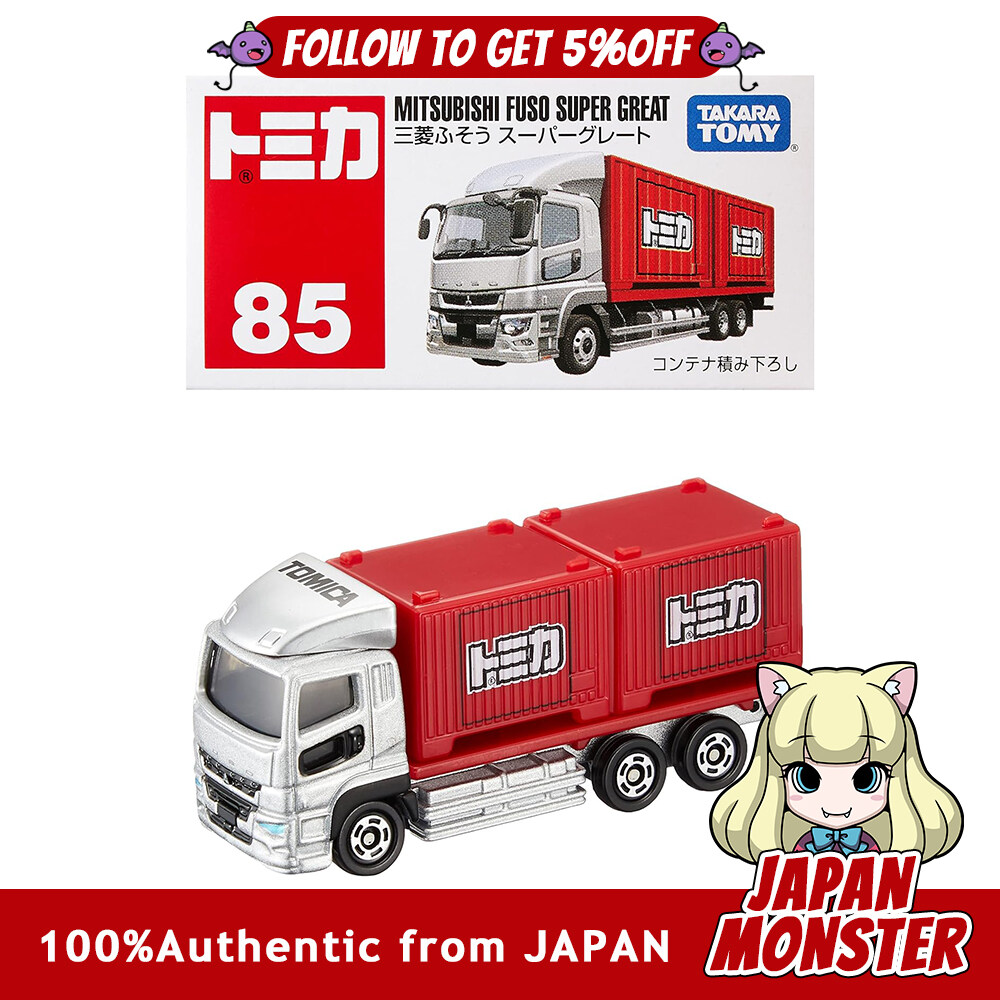 Takara Tomy Tomica No.85 Mitsubishi Fuso Super Great Box Minicar Toy Japan