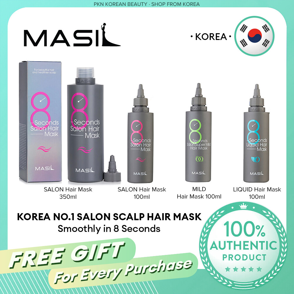 MASIL 8 Seconds SALON, LIQUID, SALON SUPER MILD Hair Mask -Hair Conditioner Scalp Care Premium Treatment- For beautiful hair & healthier scalp soft and light care for damaged hair, giving shine and gloss