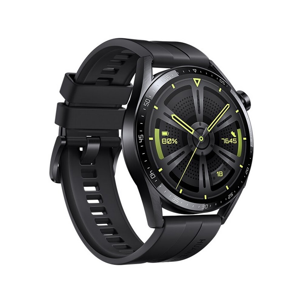 HUAWEI WATCH GT 3 46 mm Smartwatch | Durable Battery Life | All-Day SpO2 Monitoring | Personal AI Running Coach | Accurate Heart Rate Monitoring | 100+ Workout Modes | Bluetooth Calling ราคา 7,555 บาท*ส่งฟรี