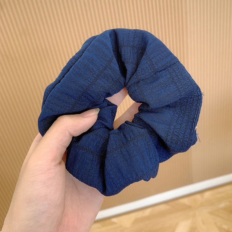 Dây Buộc Tóc Dây Buộc Cổ Điển Đơn Giản Dây Cao Su Co Giãn Màu Trơn Cho Nữ Dây Buộc Tóc Đuôi Ngựa Thường Ngày Phụ Kiện Tóc