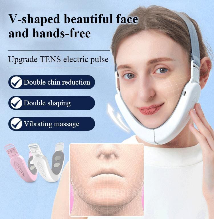 Gambar Sunrichh Micro current pulse lift face lifting artifact v face massager