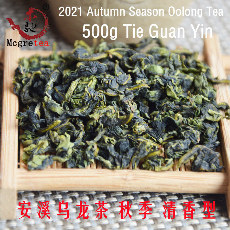 Gambar (Mcgretea ??? ?? ??? ??? 500G) borong 2021 Baru Anxi Tieguanyin Teh Oolong Wulongcha Musim Luruh Teh Penghantaran Percuma