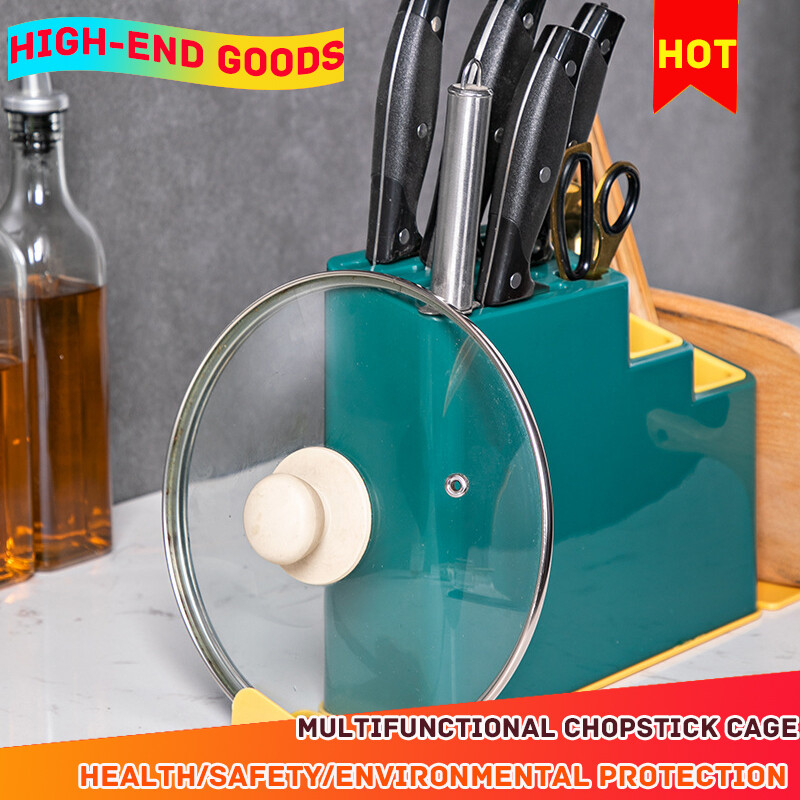 Gambar Kitchen Rack Multi function Drain proof, Mildew proof And Moisture proof Chopsticks Storage Cage