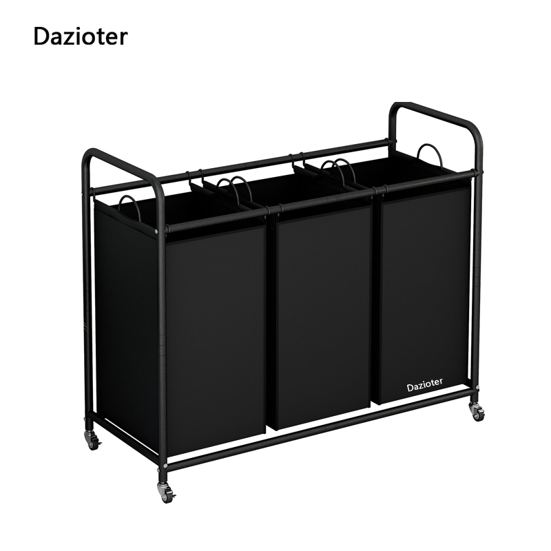 Dazioter 3 Grids Waterproof Dirty Clothes Laundry Basket Organizer Basket For Laundry Hamper Laundry Basket - Jenama DAZIOTER Harga 52 Ringgit*Penghantaran Percuma