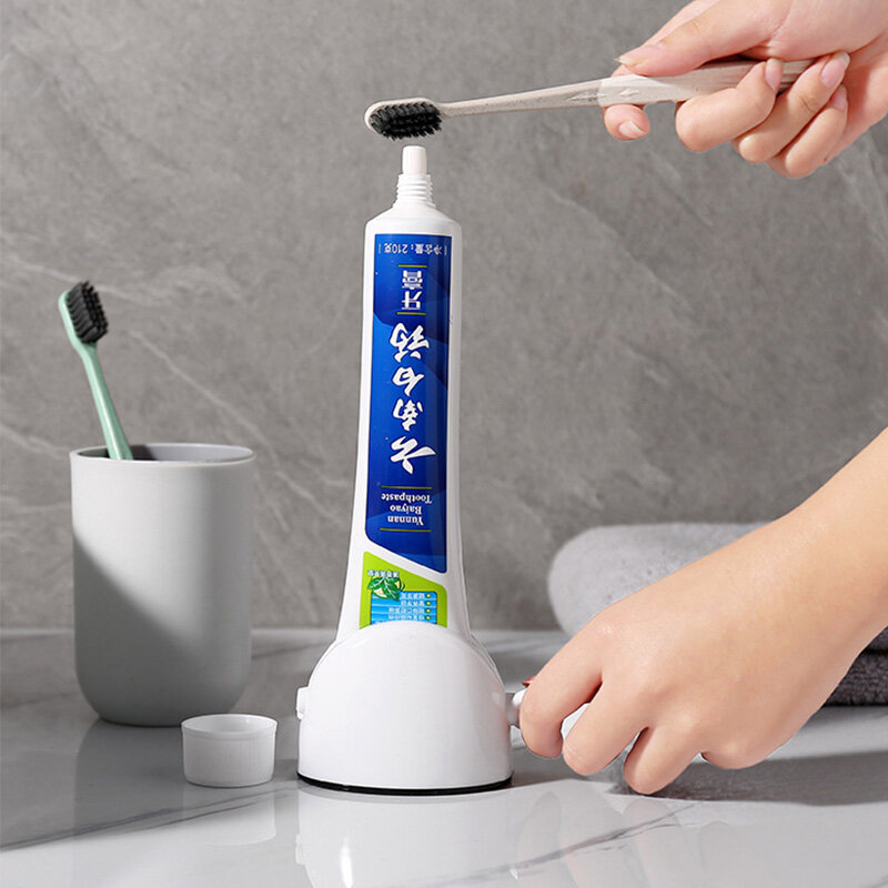 1 cái kem đánh răng thiết bị đa chức năng kem đánh răng Dispenser Facial Cleanser ép Clips Manual Lazy kem đánh răng ống ép Báo Chí