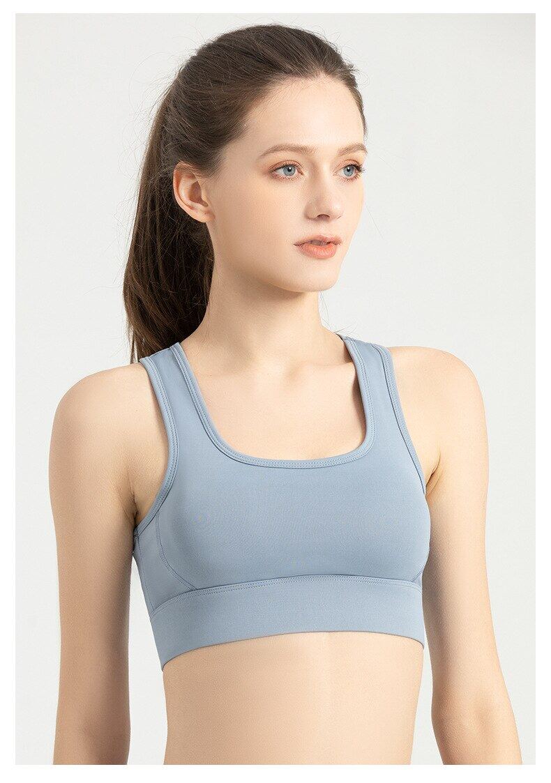 SUPERFLOWER Women's Breathable Sports Bra Absorb Sweat Shockproof Padded Athletic Gym Running Fiess Yoga Tops_voghion.com