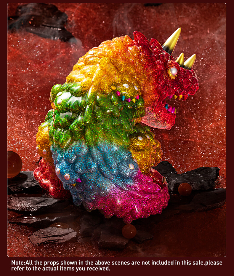 instinctoy　VINCENT VIVID GLITTER G.I.D Unleash the sparkle — meet VINCENT “Vivid Glitter”✨🦖🌈 A true