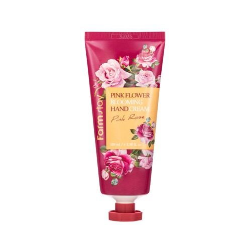 Farmstay Pink Flower Blooming Hand Cream 100ml (Pink Rose / Cherry Blossom)