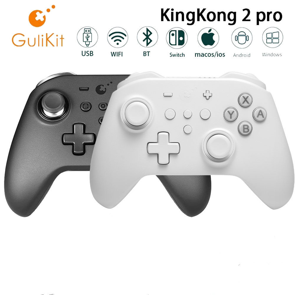 GuliKit Chính Hãng Bộ Điều Khiển KingKong 2 Pro Tay Cầm Chơi Game Bluetooth Cần Điều Khiển Cho Nintendo Switch Bộ Điều Khiển Trò Chơi Windows Android
