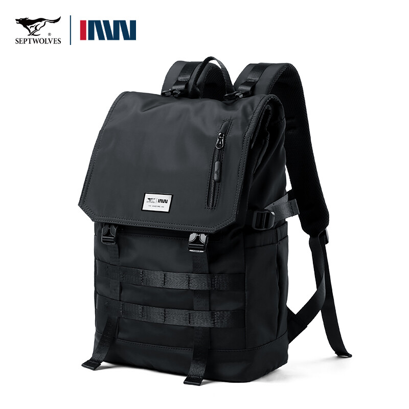 SEPTWOLVES Knapsack Bag For Men High Quality Outdoor Travel Backpack Waterproof For Office Business Korean Style School College Student Boys Presyo 2,831 Piso*Libreng Shipping