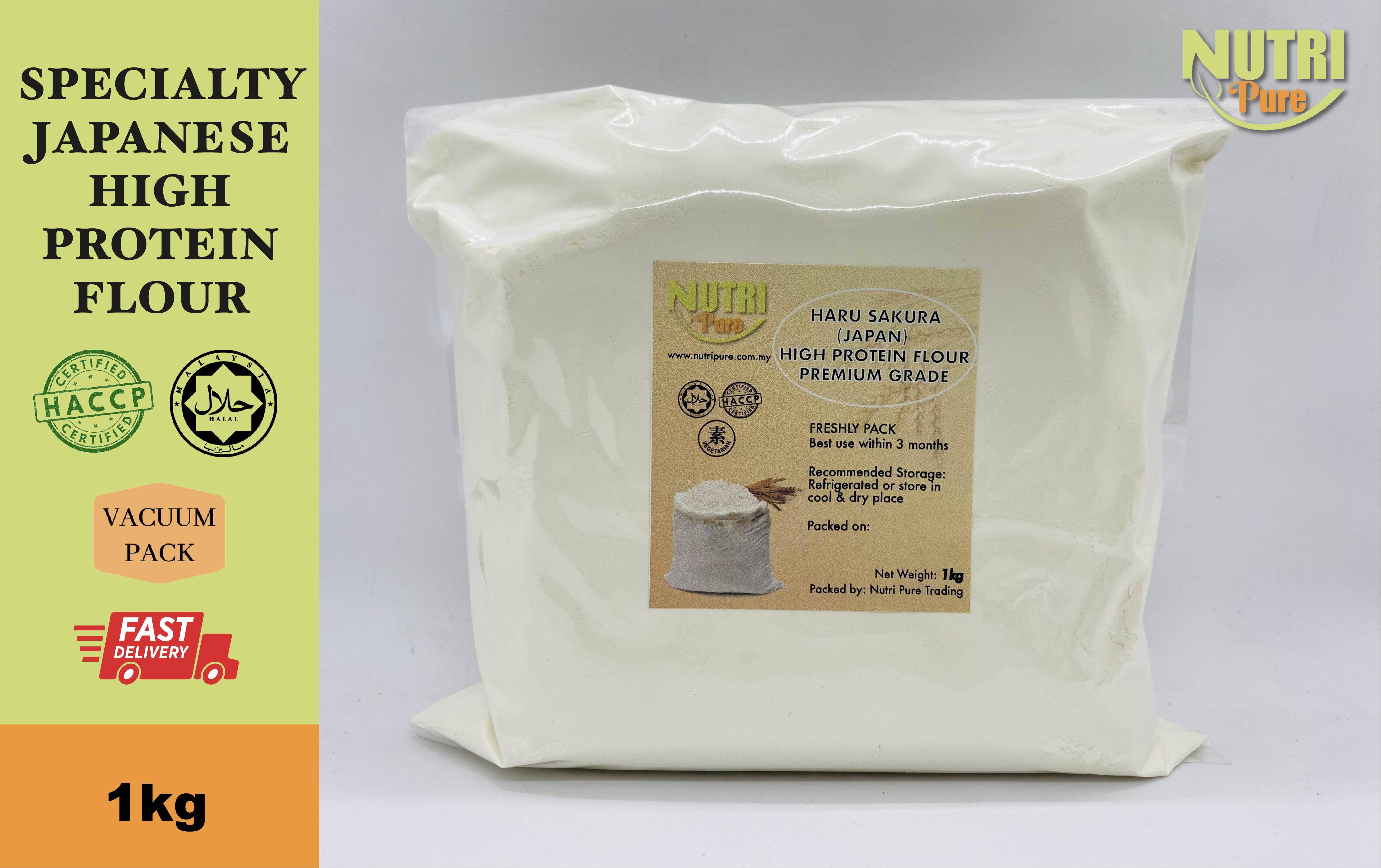 Japan High Protein Premium Flour Grade Quality Tepung Protin Tinggi Jepun Qualiti 日本高筋面粉 1kg Haru Sakura Lazada