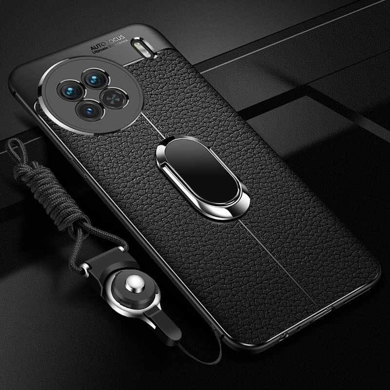 HONLEN Custodia A Portafoglio In Pelle PU Con Stampa Mandala Per Vivo X90 Pro – 3 Slot Per Carte, Supporto, Chiusura Magnetica - 3