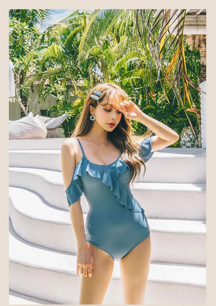 swimsuits with off the shoulder sleeves