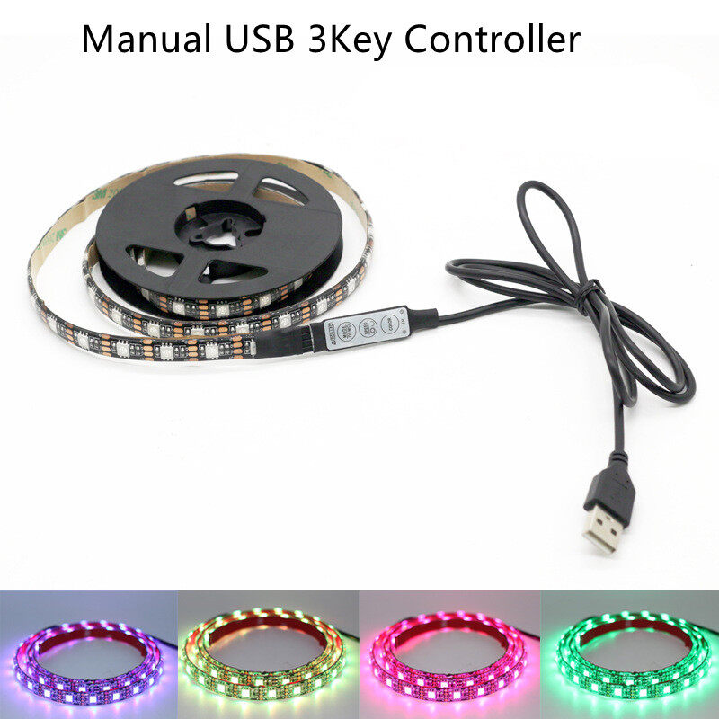 5v black pcb tv back light usb led strip light tape(15).jpg