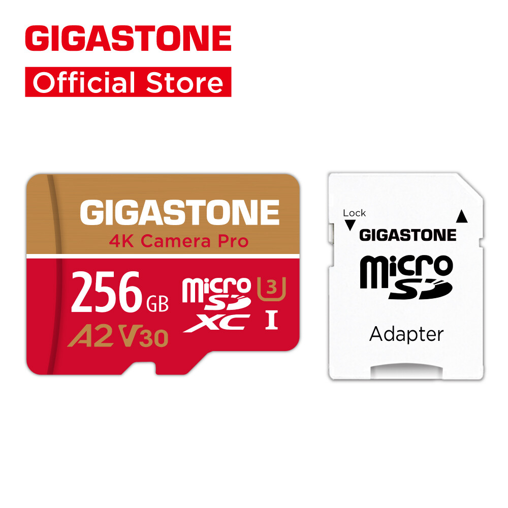การ์ด SD ขนาดเล็ก8GB GIGASTONE วิดีโอ FHD กล้องวงจรปิดตรวจตราแคมกล้องแอคชั่นแคมเมราโดรนมืออาชีพ80MB/S Micro SDHC คลาส10 - ยี่ห้อ GIGASTONE ราคา 756 บาท*ส่งฟรี