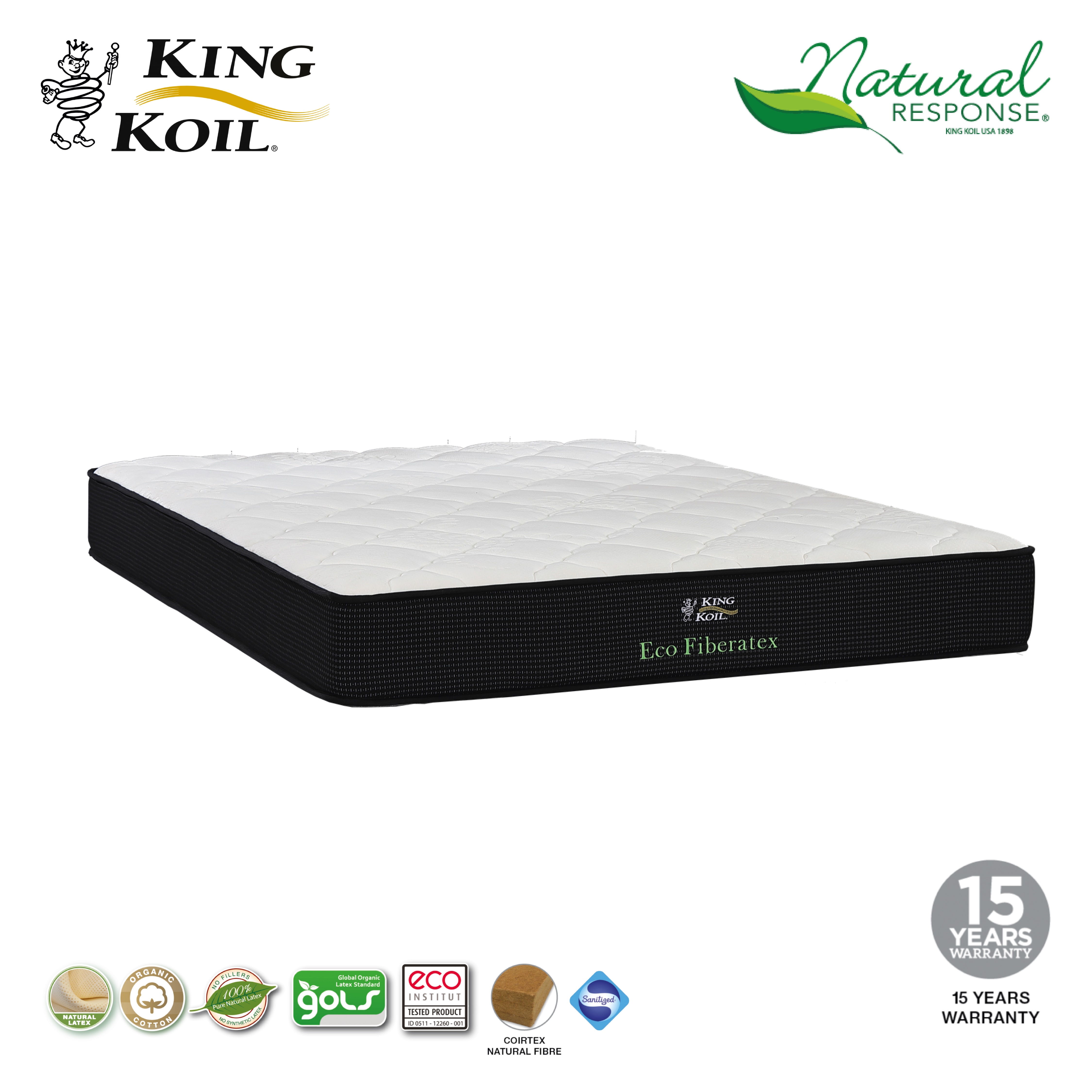 King Koil Natural Response Eco Fiberatex Mattress