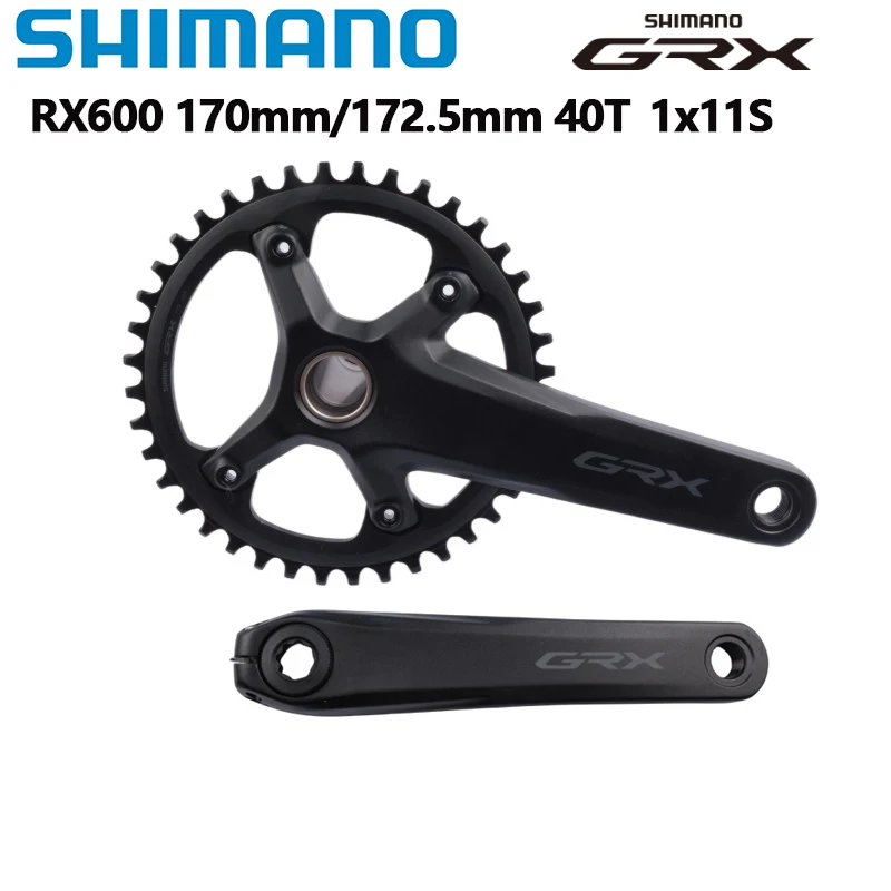 Shimano GRX RX600 1x11Speed Crankset 170MM 172.5MM 40T Chainring For Road Bike Bicycle Gravel Crankset 11S Crank ราคา 2,847 บาท*ส่งฟรี