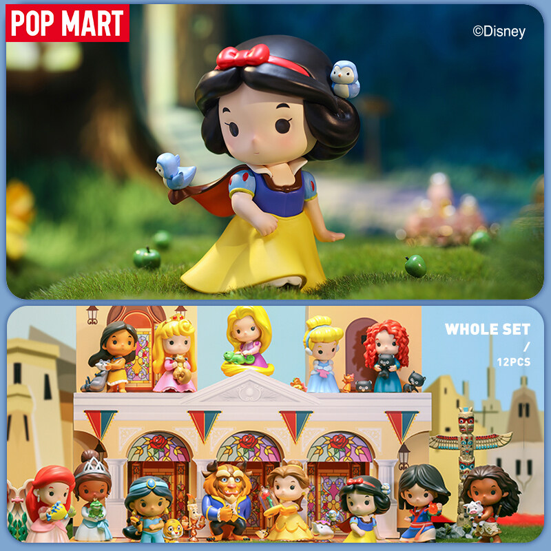 Đồ Chơi Mô Hình POP MART Hộp Mù Dòng Phim Tình Bạn Cổ Tích Công Chúa Disney