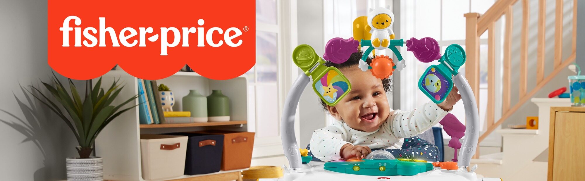 fisher price space saver jumperoo age