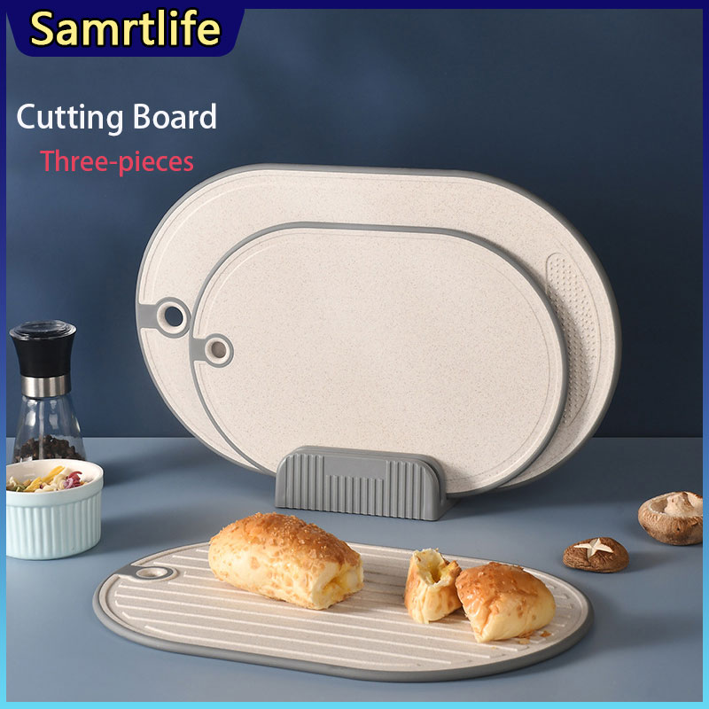 Gambar Smartlife Food supplement cutting board set kitchen household baby food supplement tool full set of cutting board set