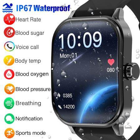 Huawei Glucose Smartwatch: Blood Sugar Monitor Fitness Tracker Waterproof