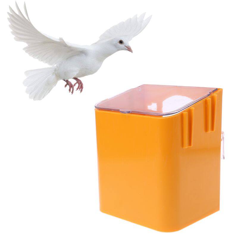 Pigeon Máy Cấp Nước Thức Ăn Bằng Nhựa, Vật Dụng Hộp Đựng Vẹt Cho Chim Thú Cưng Dustptoof 3