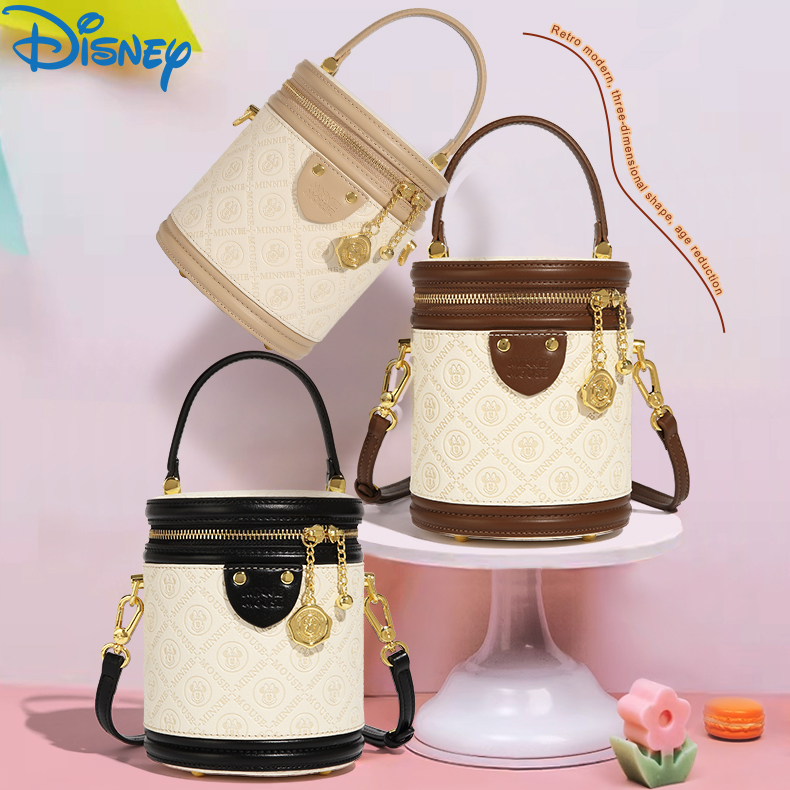 กระเป๋าสะพายข้าง กระเป๋าสะพายไหล่แฟชั่นลำลอง Disney กระเป๋าสำหรับผู้หญิง กระเป๋าแฟชั่น กระเป๋าทรงถัง กระเป๋าถือหนัง PU ราคา 1,194 บาท*ส่งฟรี