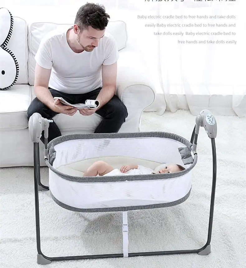 rocking baby bed electric