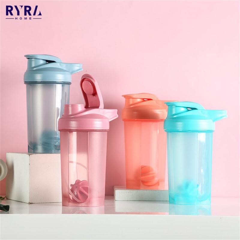 Gambar ?CW? 600MLProteinShaker Cup Large Capacity Water Bottle Body Building Exercise Bottles BPA Free LeakMugs