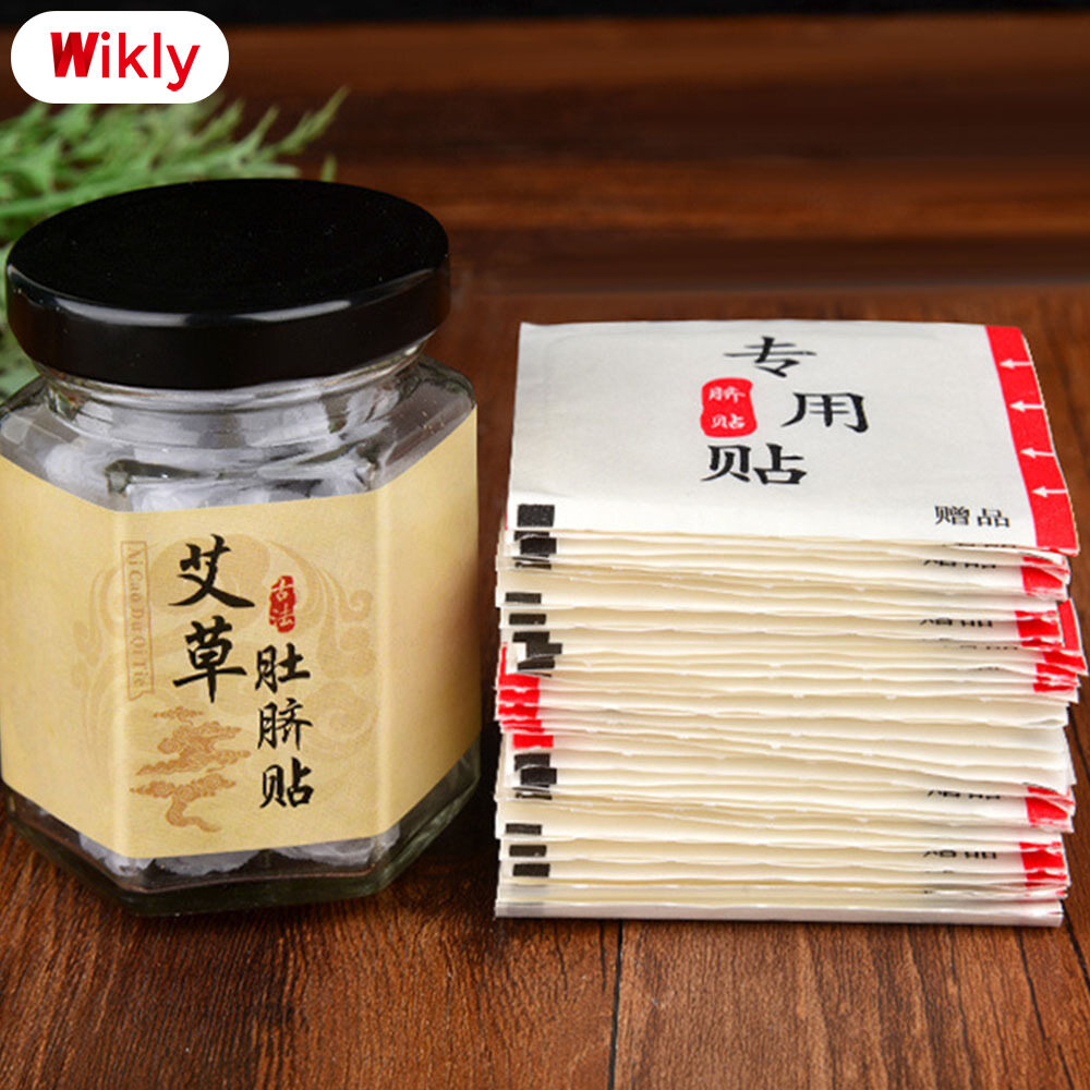 Gambar Wikly Herbal Slim Figure Stickers Big Belly Patches Loss Weight Belly Button Stickers Natural Ingregients Slim Figure Stickers Body Shaping Belly Button Stickers 30pcs Wormwood Sliming Patches