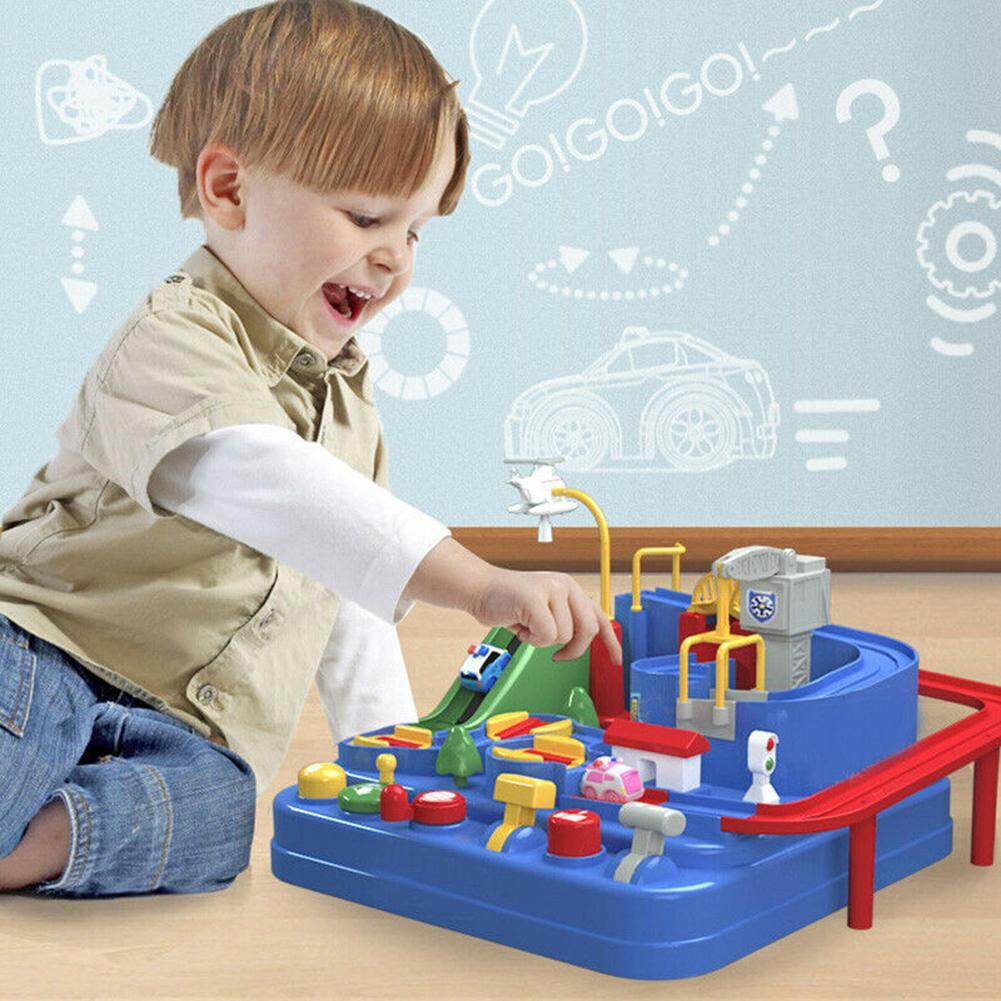 toddler car track set