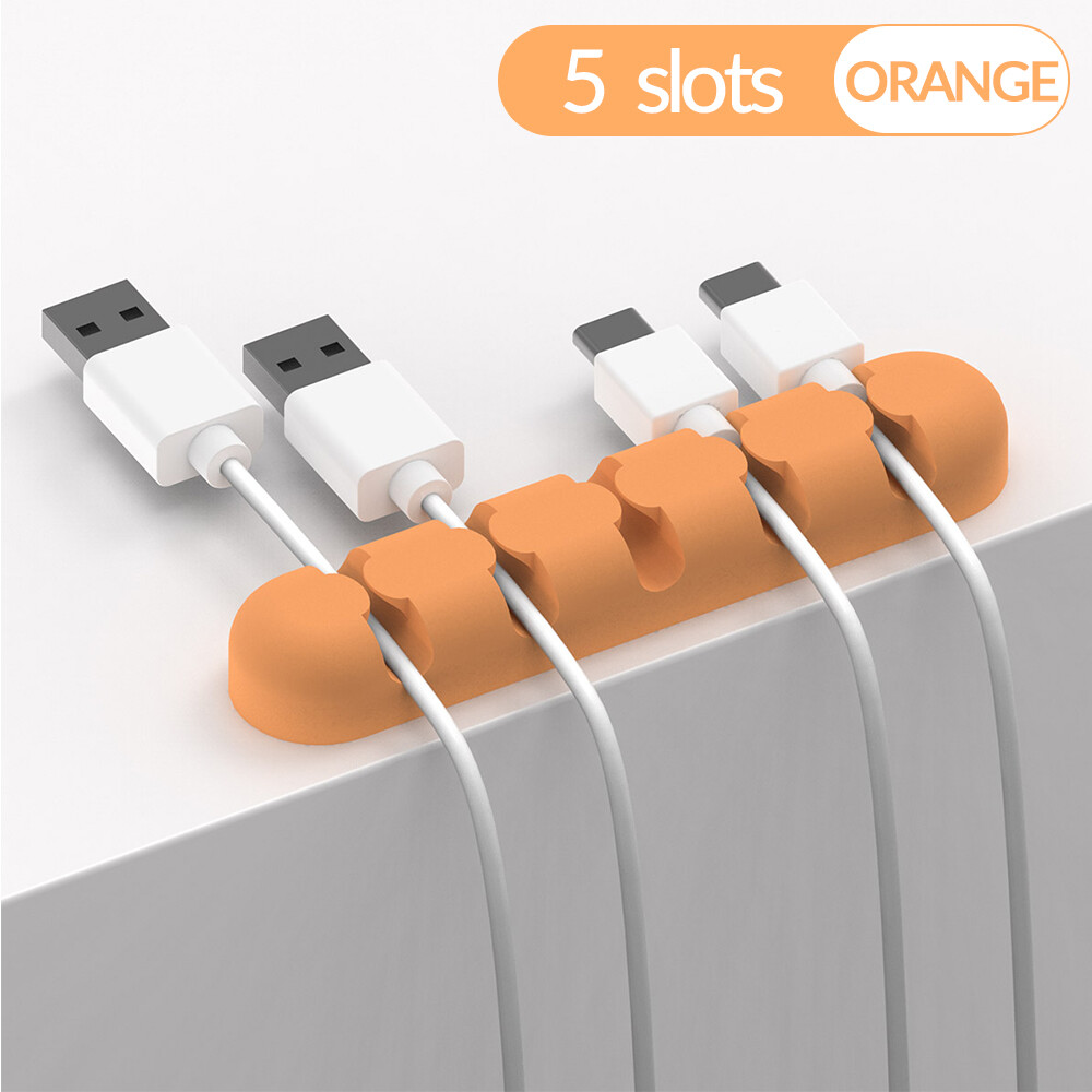 ORICO Dụng Cụ Sắp Xếp Cáp Dụng Cụ Cuộn Dây Cáp USB Bằng Silicon Kẹp Quản Lý Gọn Gàng Để Bàn Giá Đỡ C