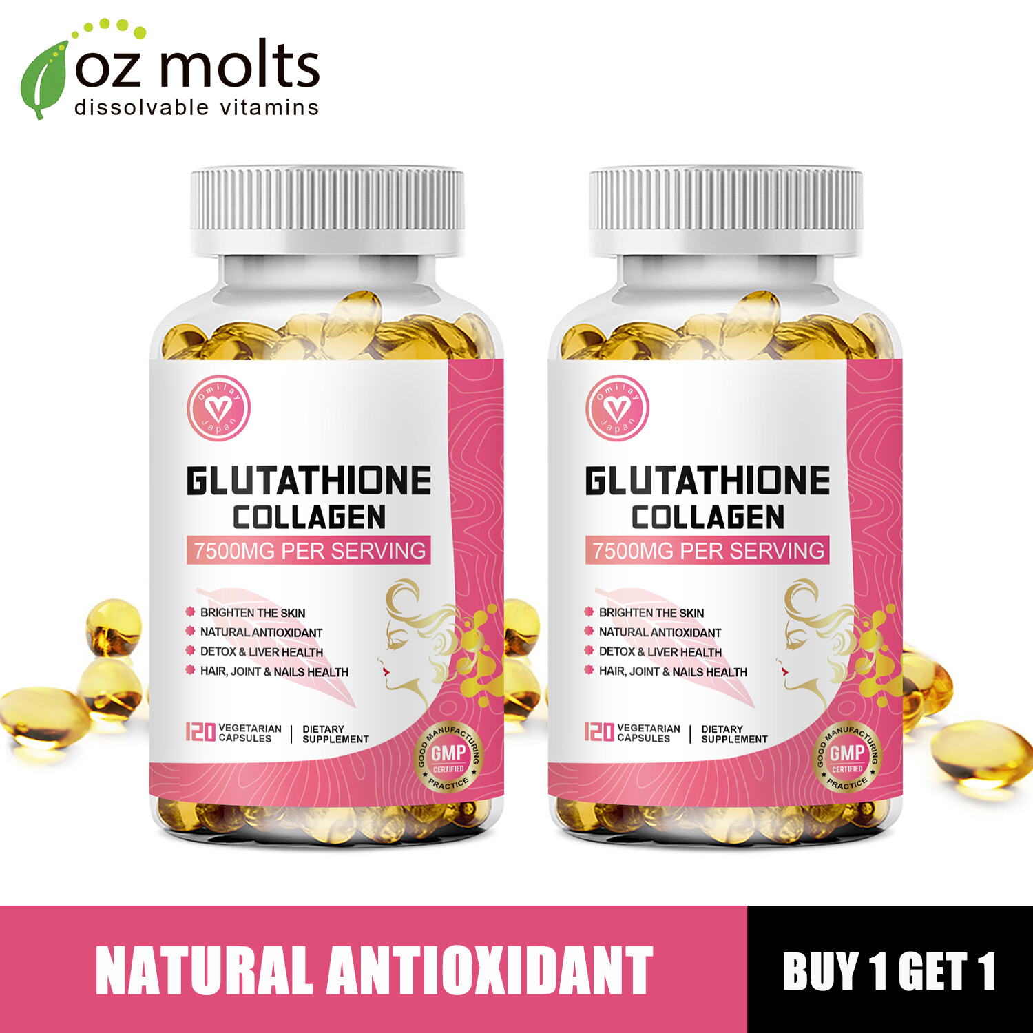 Buy Glutathione Skin Whitening Glow Tablet Online at a Better Price |  Lazada Malaysia