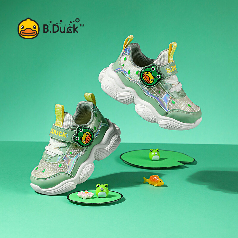 B.Duck Sneakers Thoải Mái Và Mềm Mại Bé Sneakers Trẻ Em giày cho trẻ mới