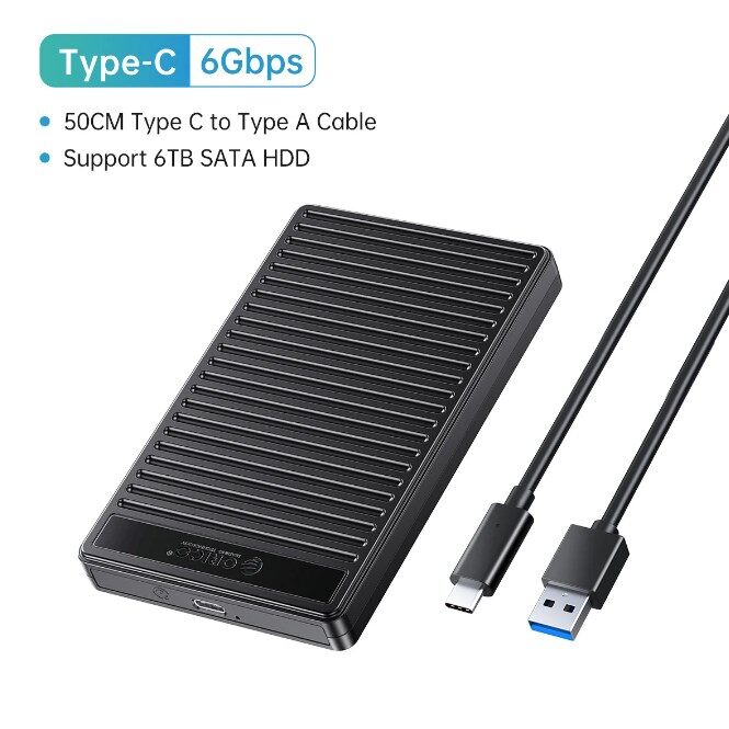 ORICO 2.5 "vỏ bọc ổ cứng USB 3.0 để SATA III cho 2.5 inch SSD & HDD 9.5mm 7mm Hộp đựng ổ cứng ngoài