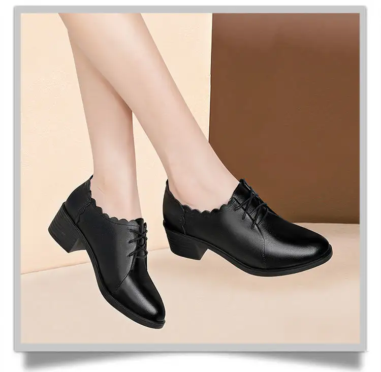 women's chunky heel shoes