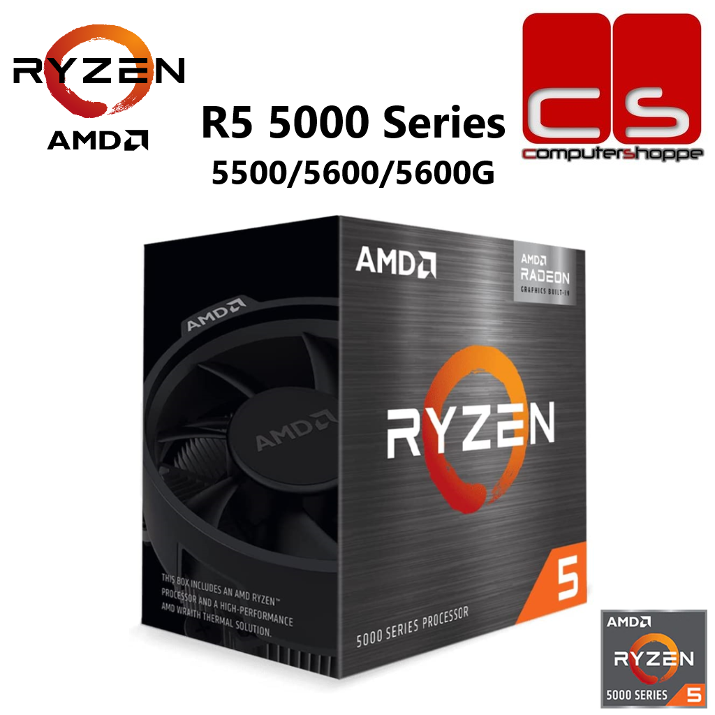 Ryzen 5 5500 6 Core 12 Threads High Performance Gaming Cpu - Am4