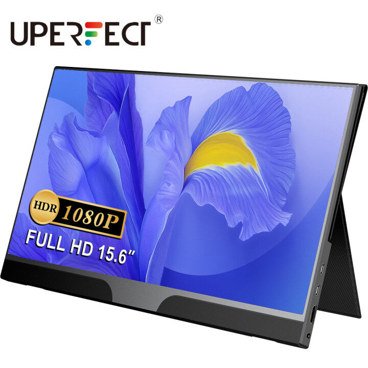 UPERFECT 15.6 Inch Portable Monitor 100% sRGB 1080P Matte Screen Brightness: 300 cd/㎡ Contrast 1200: 1 Ultra Slim Bezel USB For Laptop Dispaly Included Smart Case ราคา 3,539 บาท*ส่งฟรี