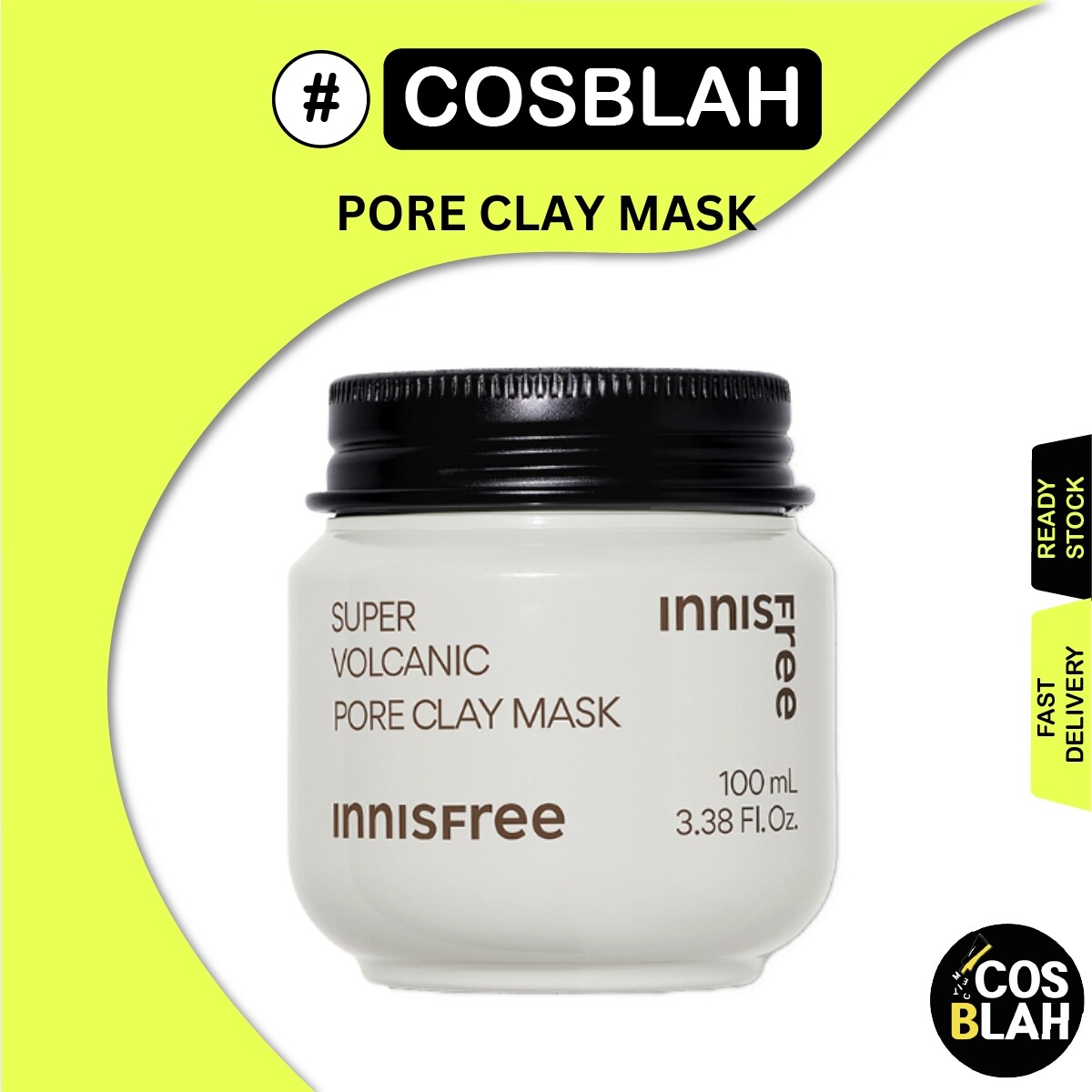 Mặt nạ đất sét tro núi lửa jeju -100ml