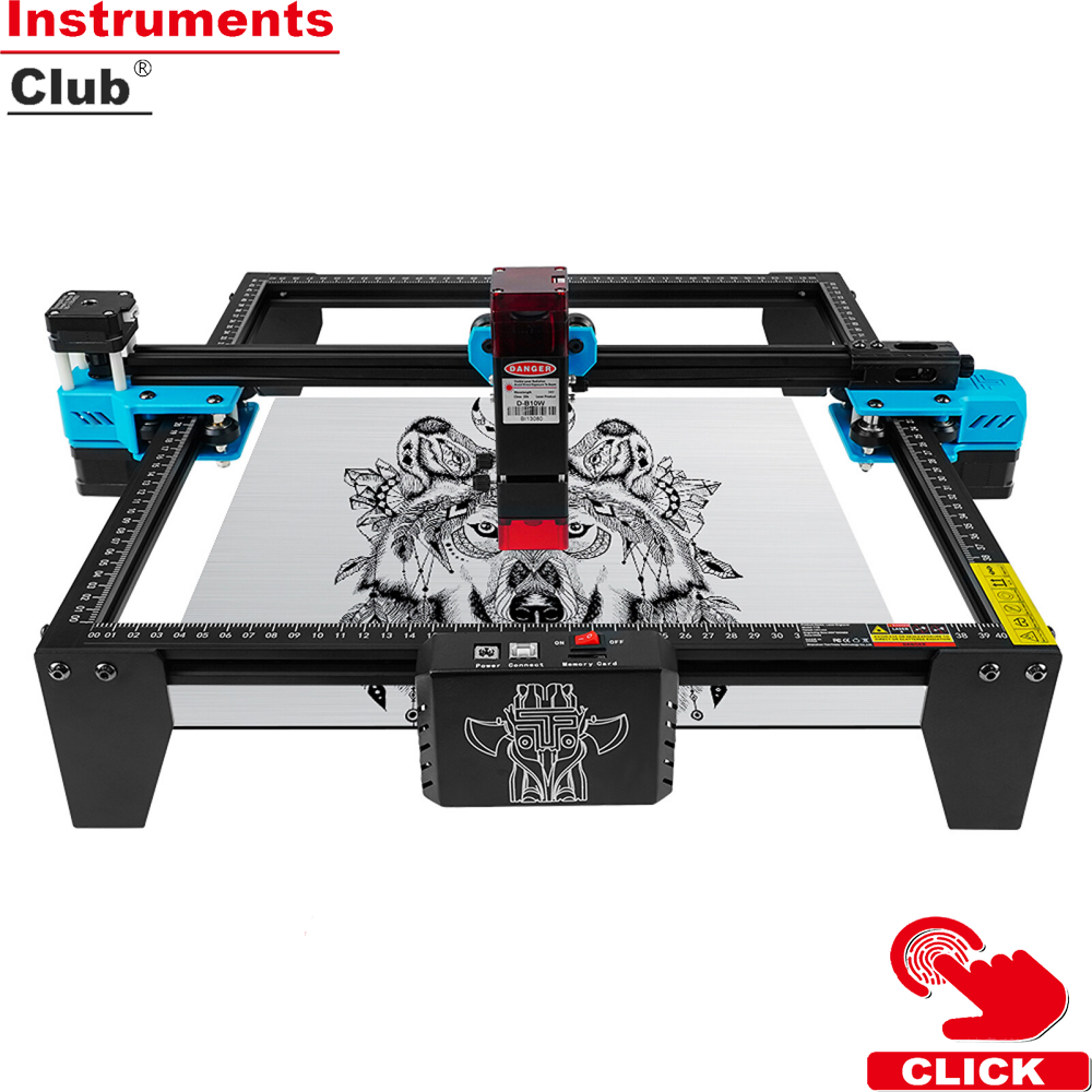 KKmoon TWOTREES TTS-10 Laser Engraver 10W Laser Engraving Machine 300x300mm Work Area Support Offline Engrave APP Control Wifi USB Connection Compatible with LaserGRBL LightBurn for Wood Leather Acrylic Plywood Metal ราคา 16,089 บาท*ส่งฟรี