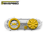 SEMSPEED For Yamaha Mio Sporty Motorcycle CNC Crankcase Cover CVT Crank Case Guard Protection