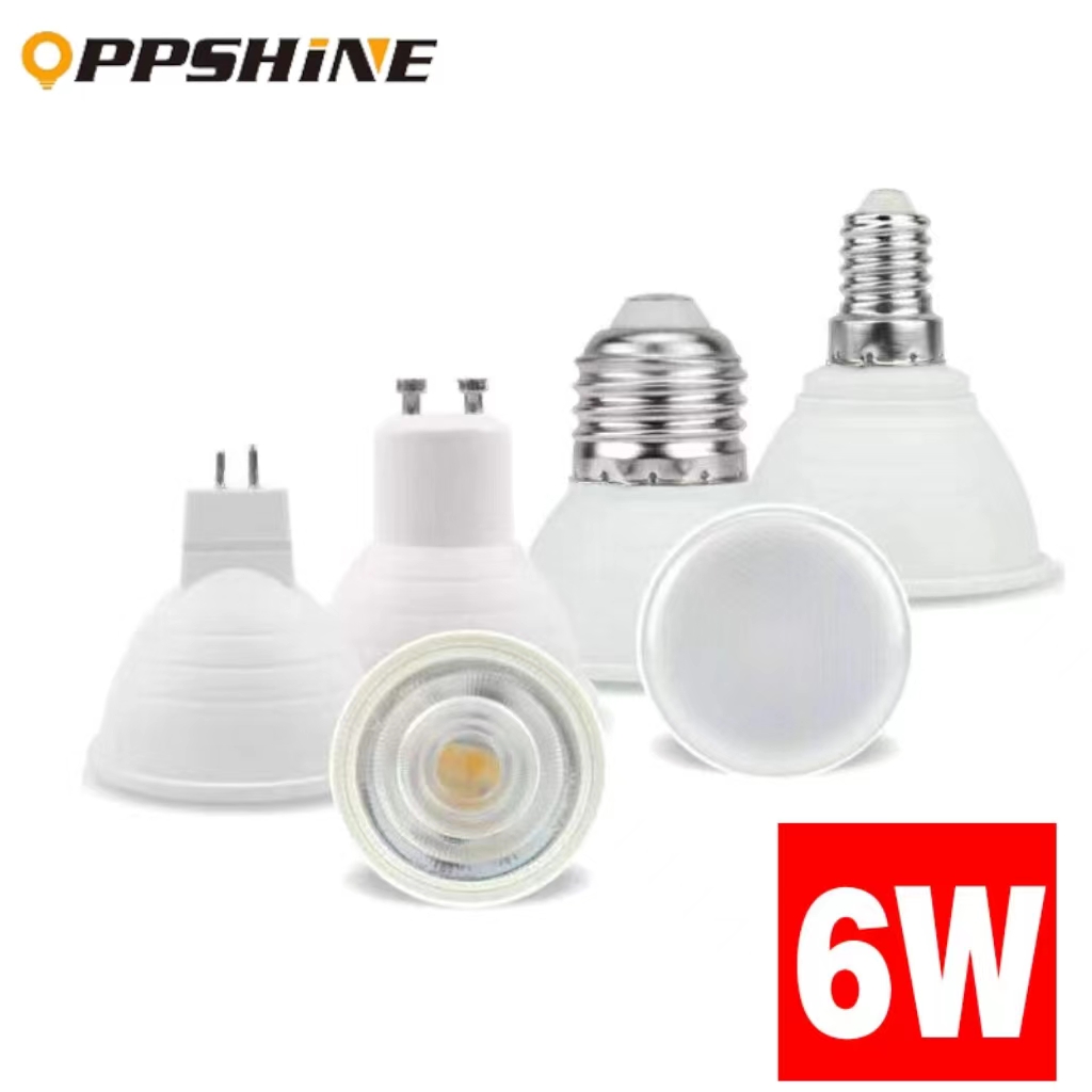 LED Bulb E27 E14 GU10 MR16 6W LED Spotlight 220V 230V 240V Aluminum High Quality Super Bright