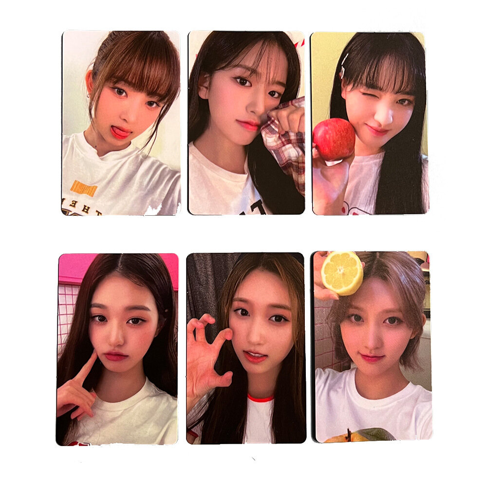 Ive thẻ ảnh ktown4u ive 2023 lời chào mùa thẻ ảnh yujin wonyoung gaeul thẻ ảnh 6 mỗi bộ